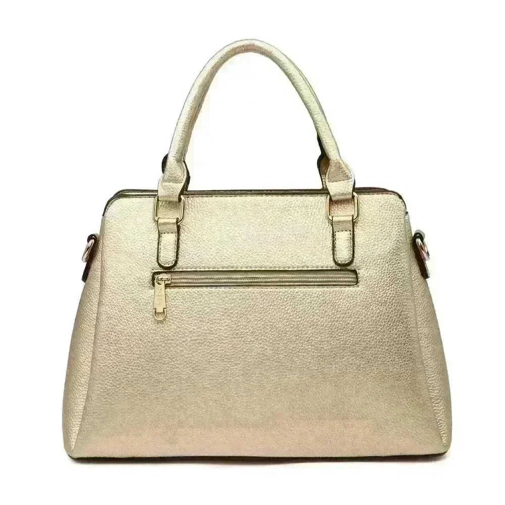 Two-Tone Dasein Floral Print Satchel NWOT